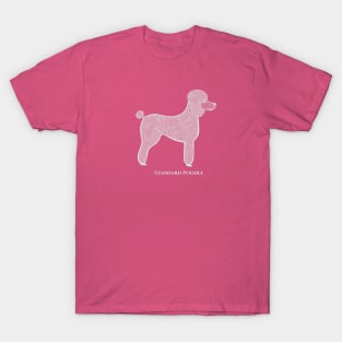 Poodle dog design with names T-Shirt